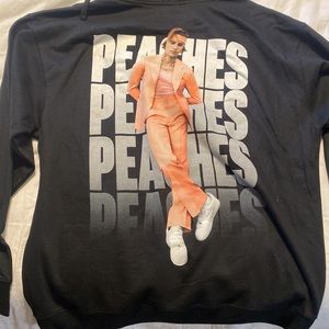 Justin Bieber tour Peaches sweatshirt Brand New- XL